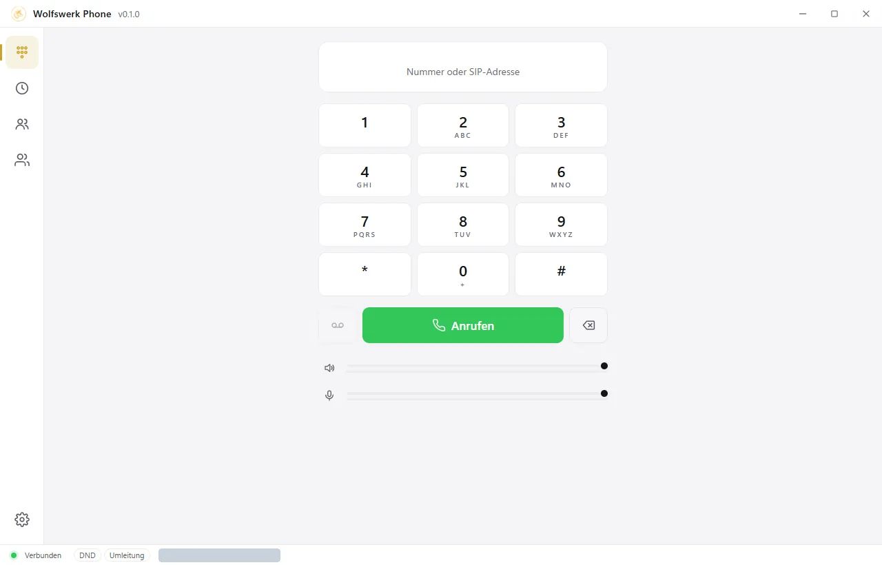 Wolfswerk Phone Wähler mit Tastenfeld